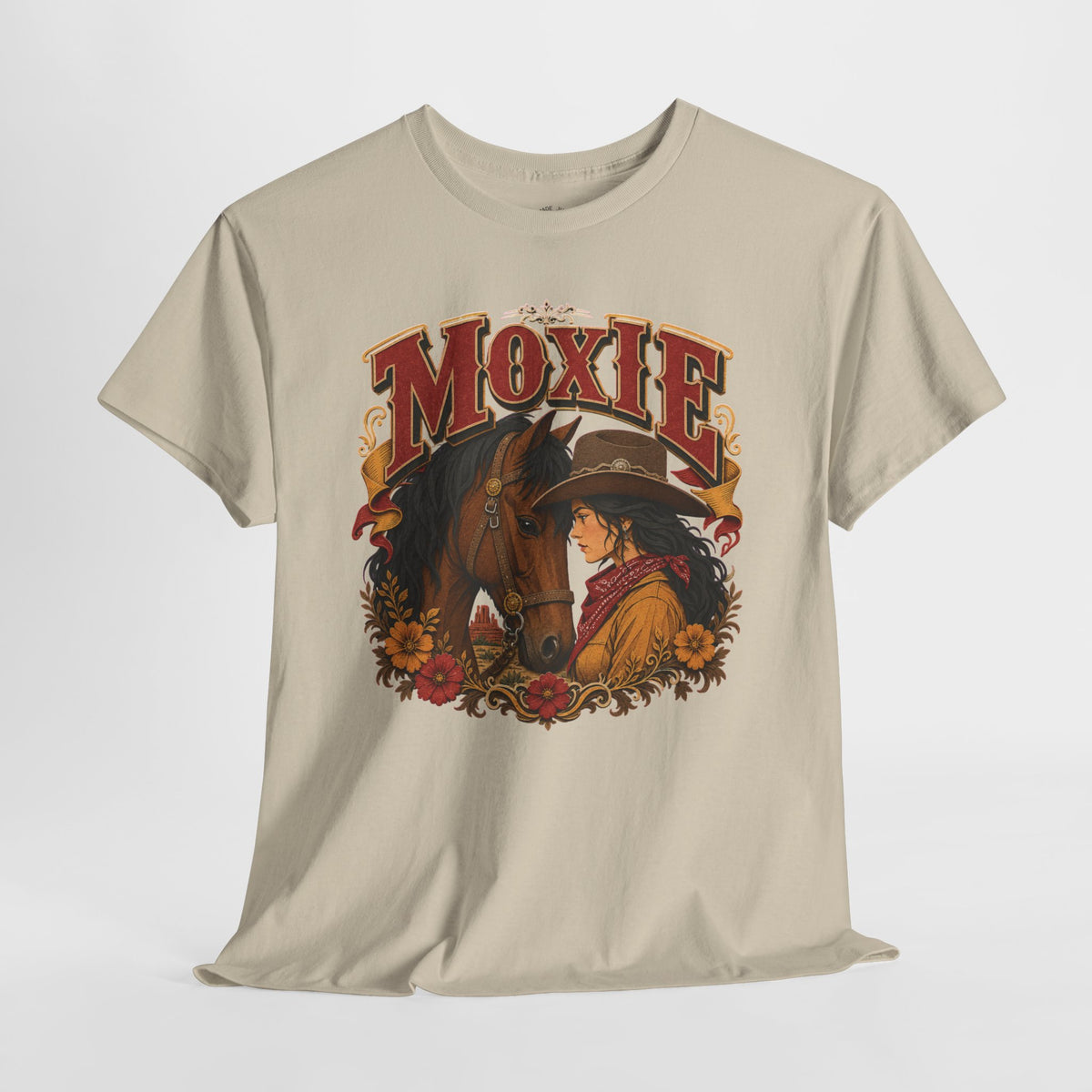 Moxie Cowgirl Shirt: Western Horse Graphic Tee