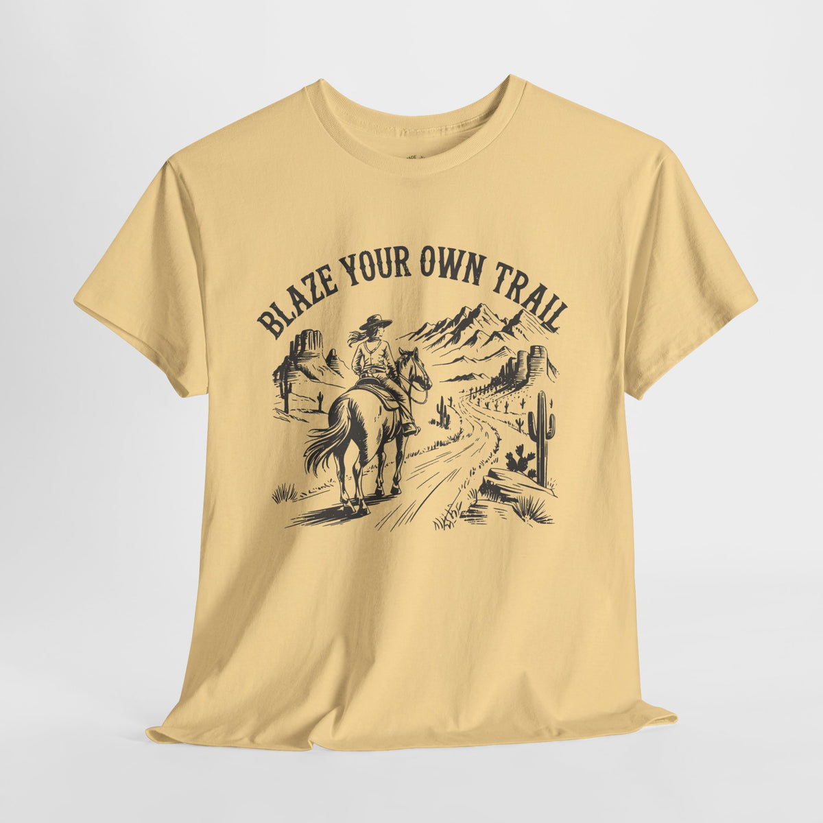 Cowgirl Graphic Tee: Blaze Your Own Trail Western Shirt