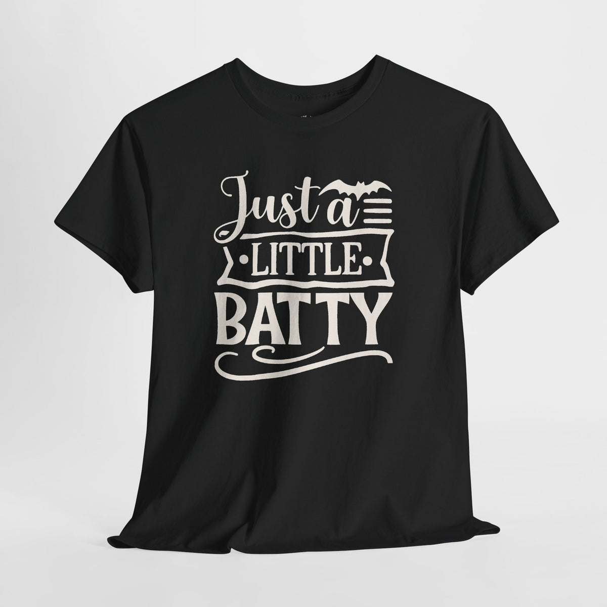 Batty Halloween Shirt: Just a Little Batty Graphic Tee