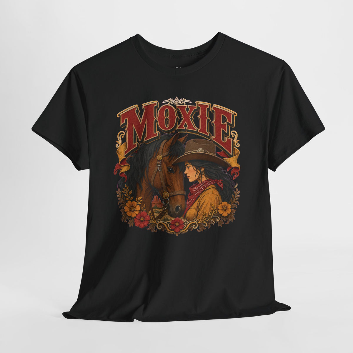 Moxie Cowgirl Shirt: Western Horse Graphic Tee