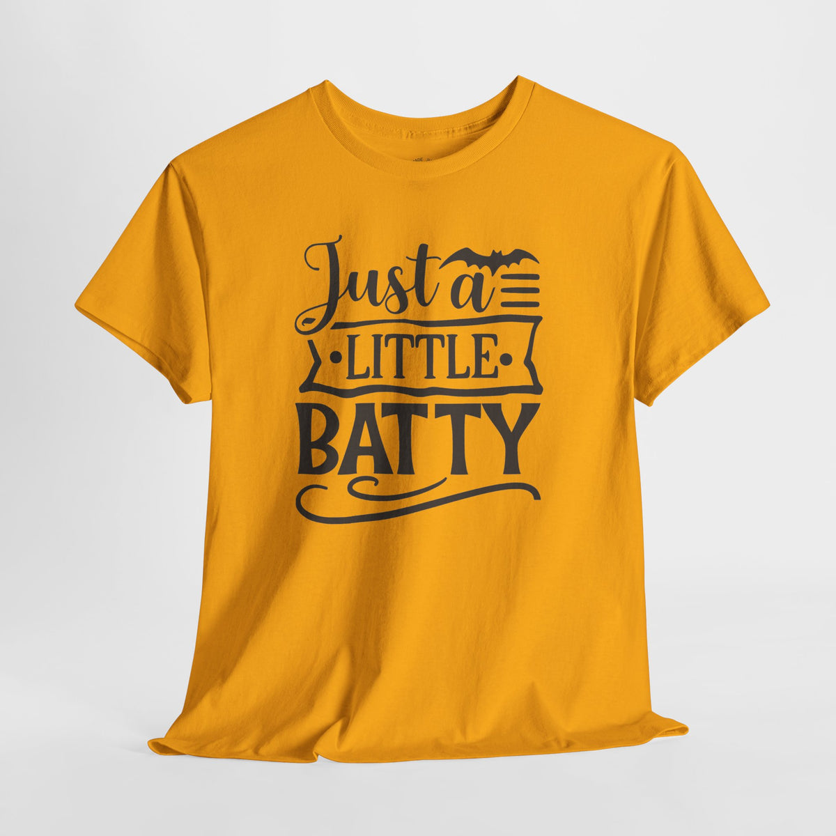 Batty Halloween Shirt: Just a Little Batty Graphic Tee