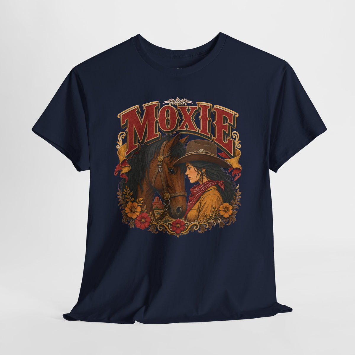 Moxie Cowgirl Shirt: Western Horse Graphic Tee