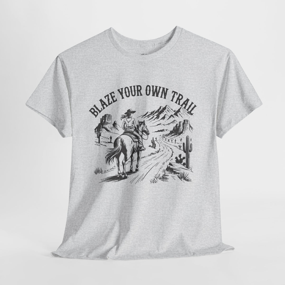 Cowgirl Graphic Tee: Blaze Your Own Trail Western Shirt