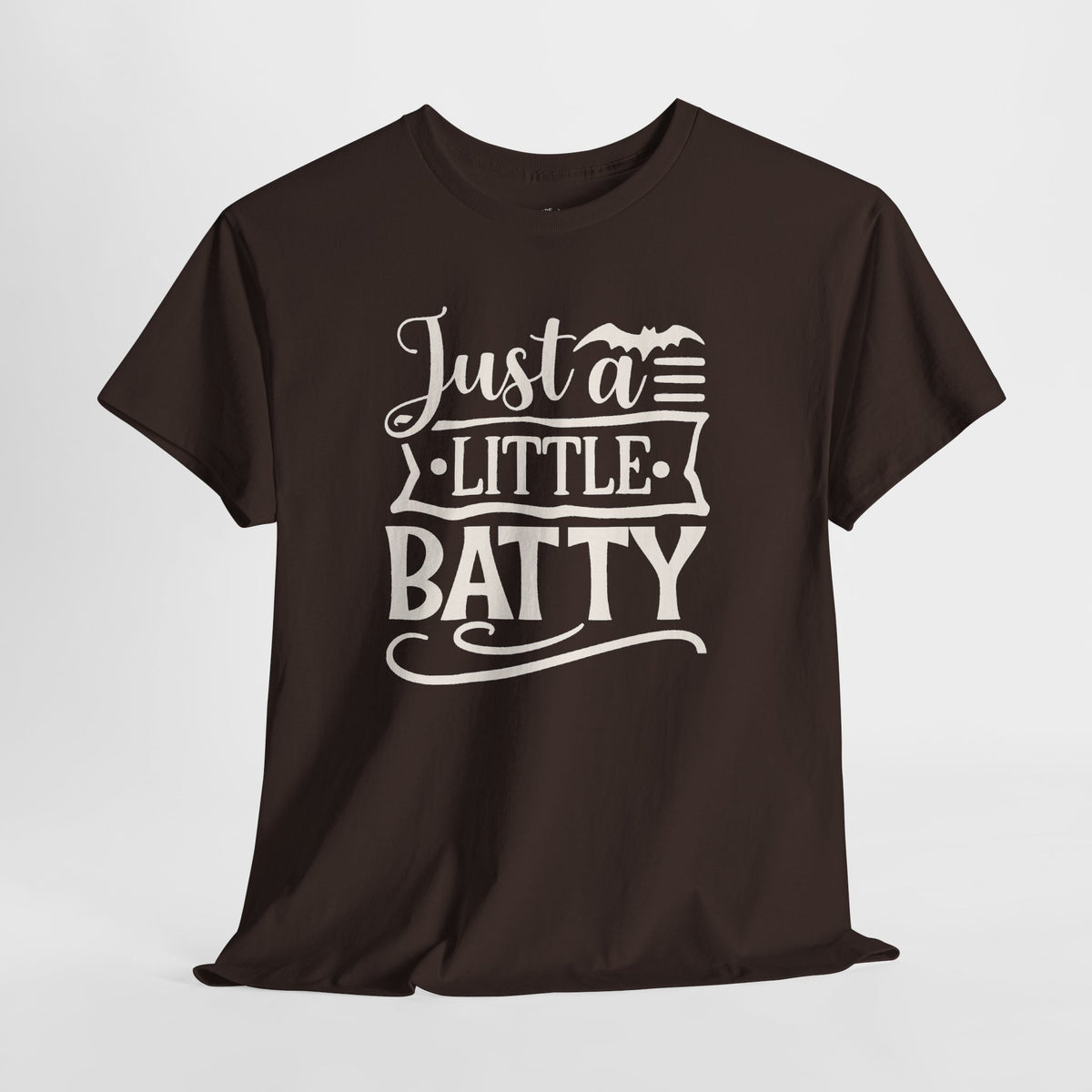 Batty Halloween Shirt: Just a Little Batty Graphic Tee