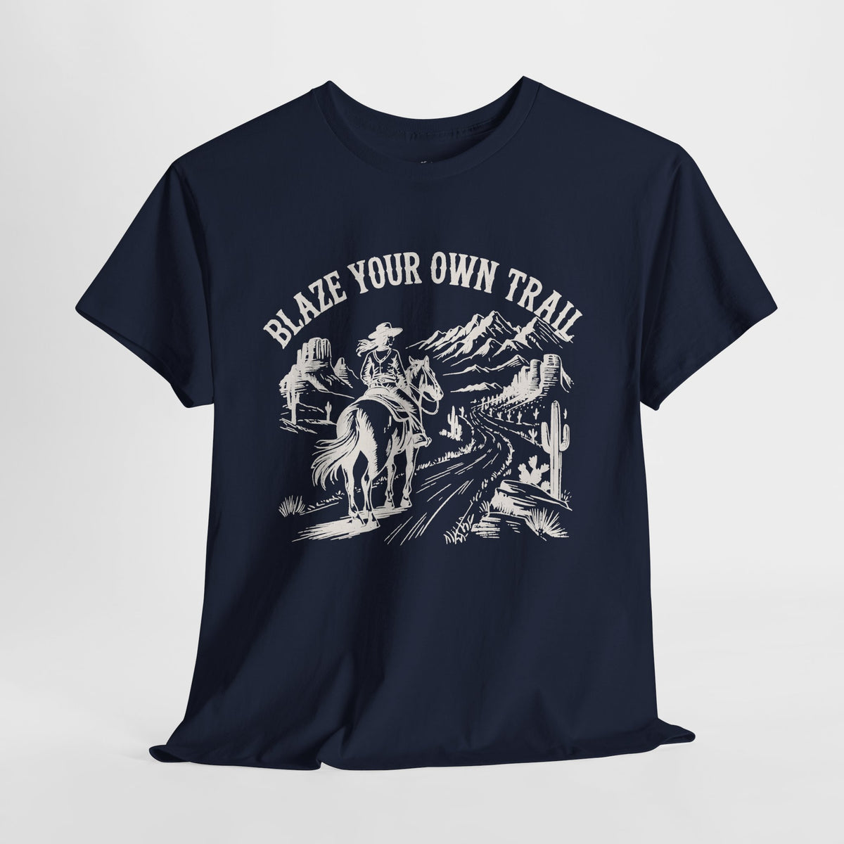 Cowgirl Graphic Tee: Blaze Your Own Trail Western Shirt