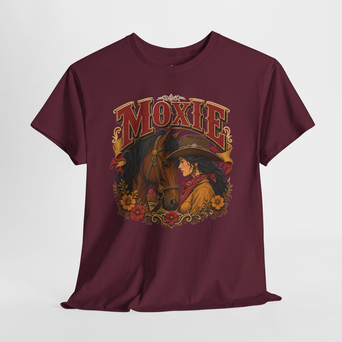 Moxie Cowgirl Shirt: Western Horse Graphic Tee
