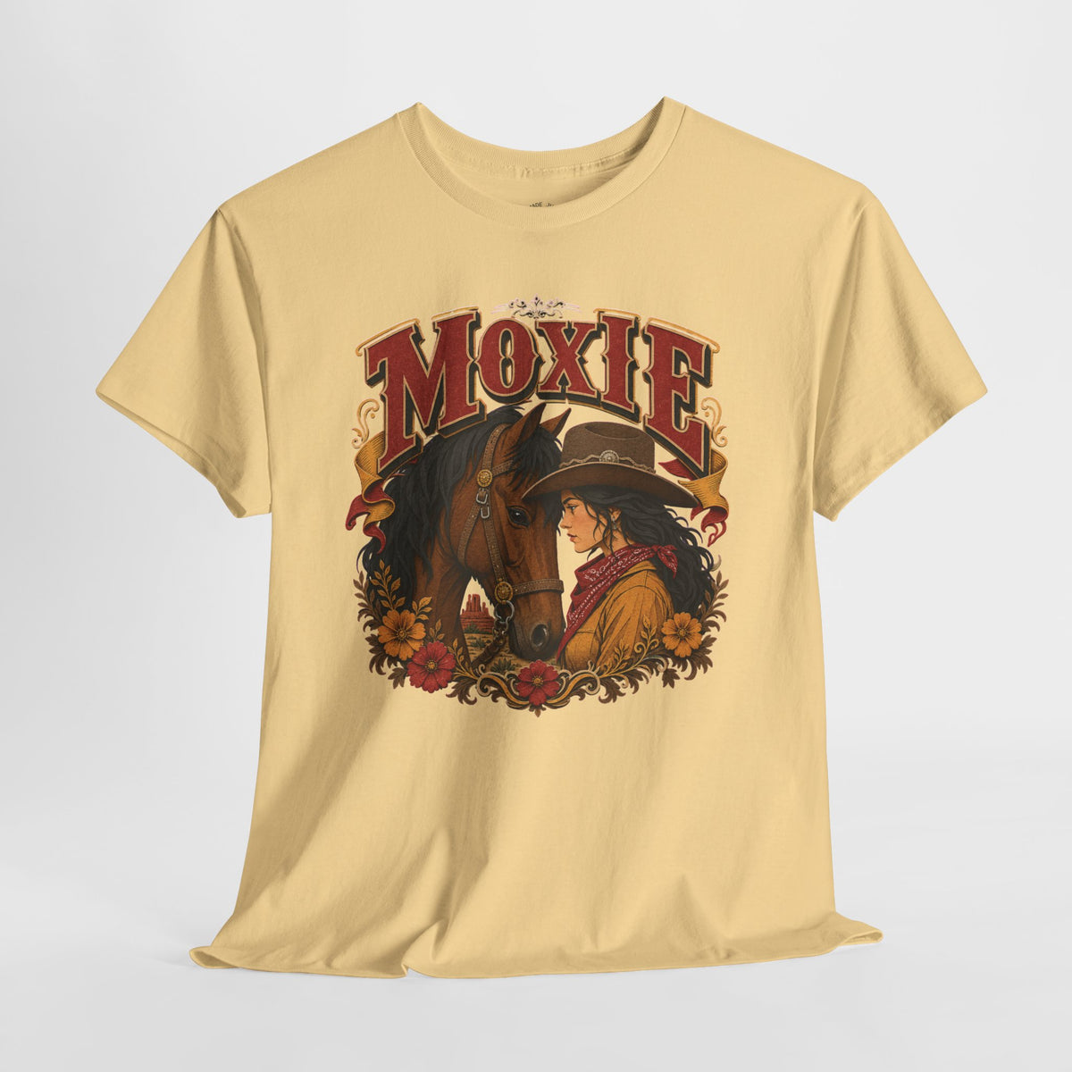 Moxie Cowgirl Shirt: Western Horse Graphic Tee