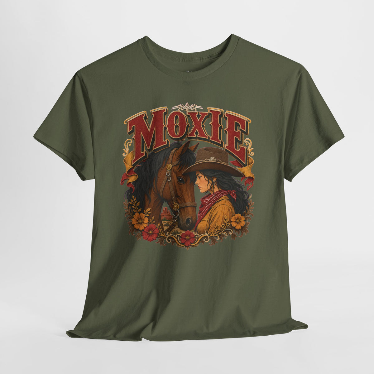 Moxie Cowgirl Shirt: Western Horse Graphic Tee