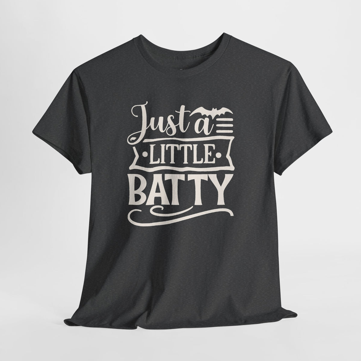 Batty Halloween Shirt: Just a Little Batty Graphic Tee