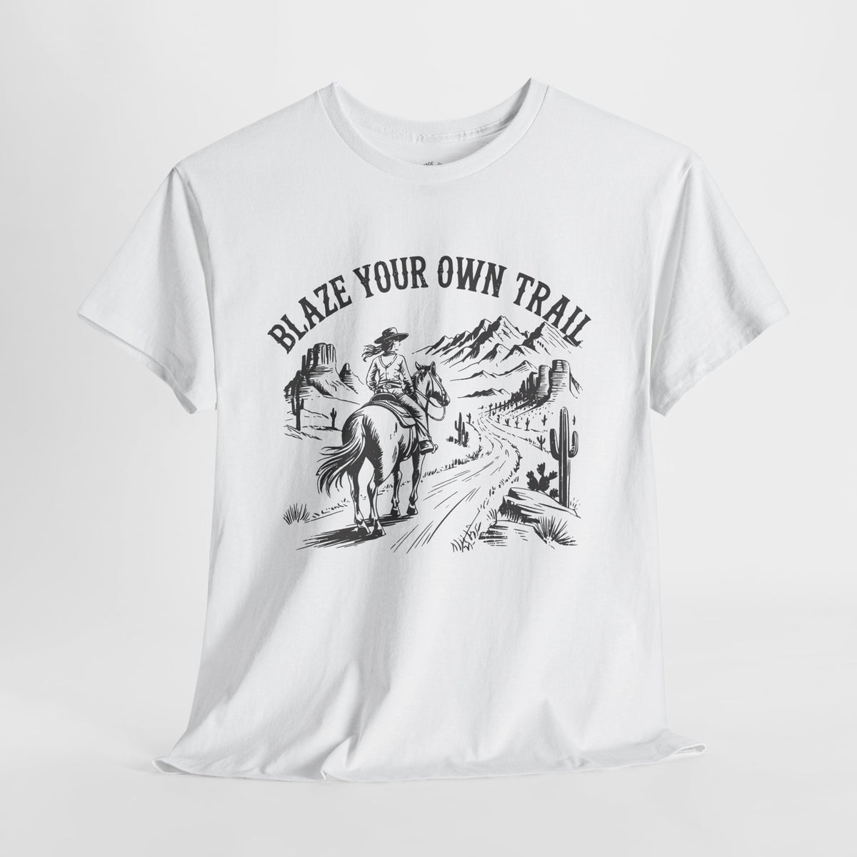 Cowgirl Graphic Tee: Blaze Your Own Trail Western Shirt