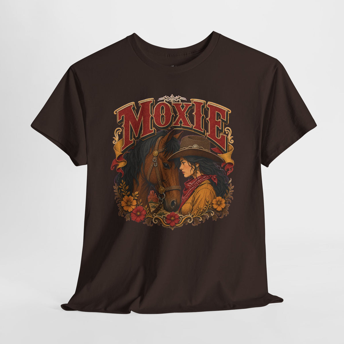 Moxie Cowgirl Shirt: Western Horse Graphic Tee
