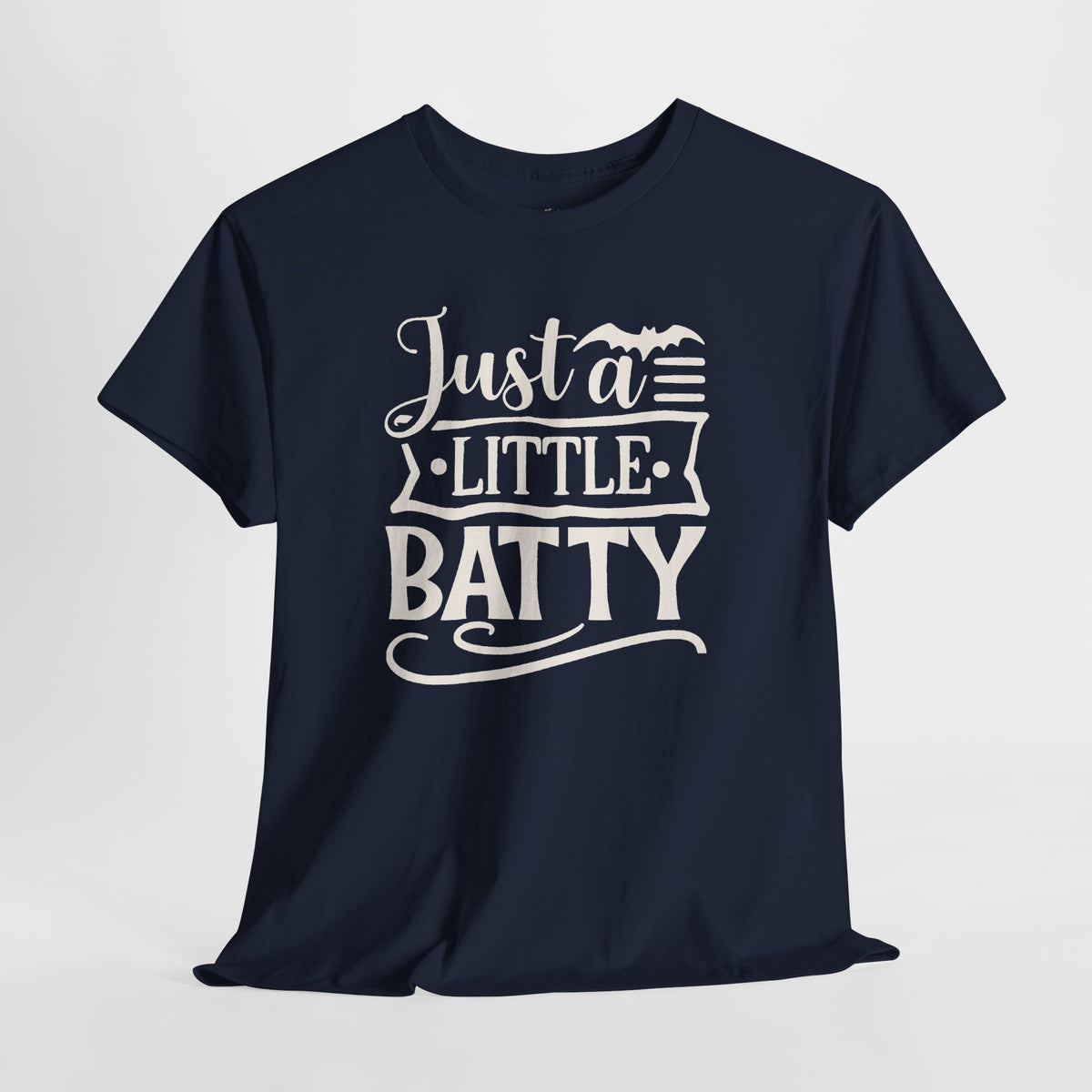 Batty Halloween Shirt: Just a Little Batty Graphic Tee