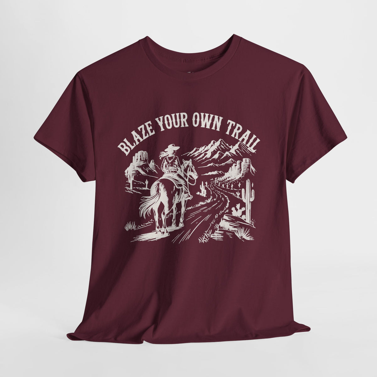 Cowgirl Graphic Tee: Blaze Your Own Trail Western Shirt