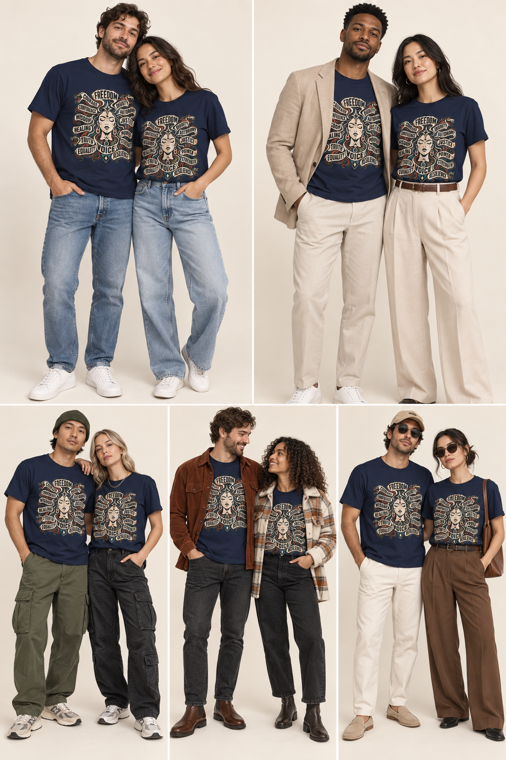 Empowerment Shirt: Serpent Portrait Graphic Tee