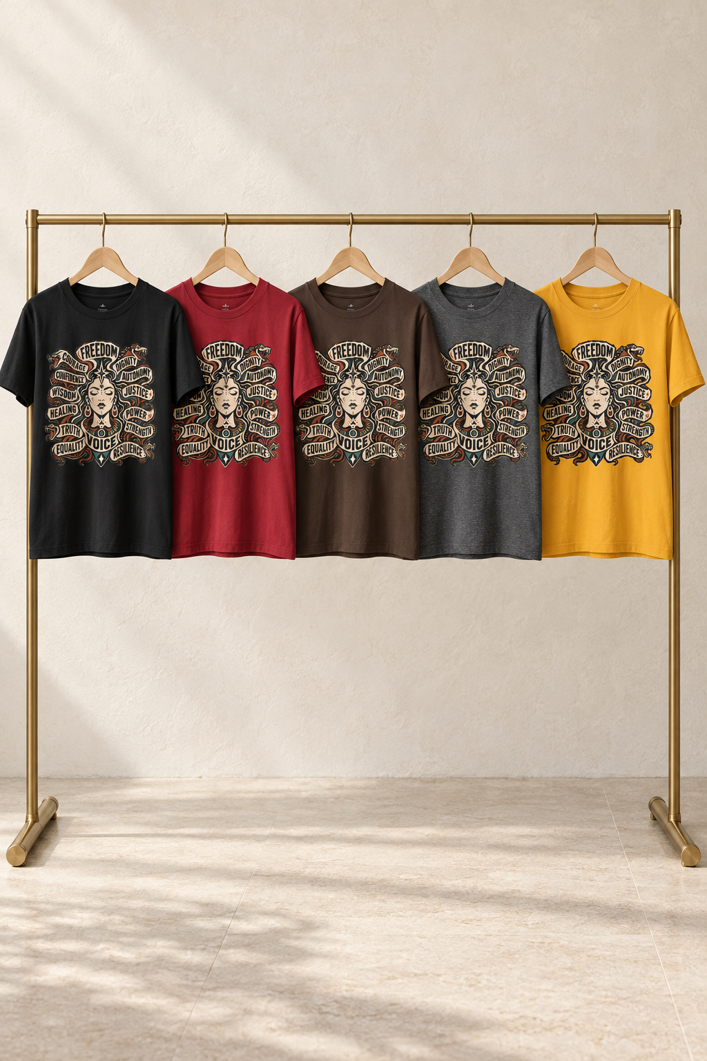 Empowerment Shirt: Serpent Portrait Graphic Tee