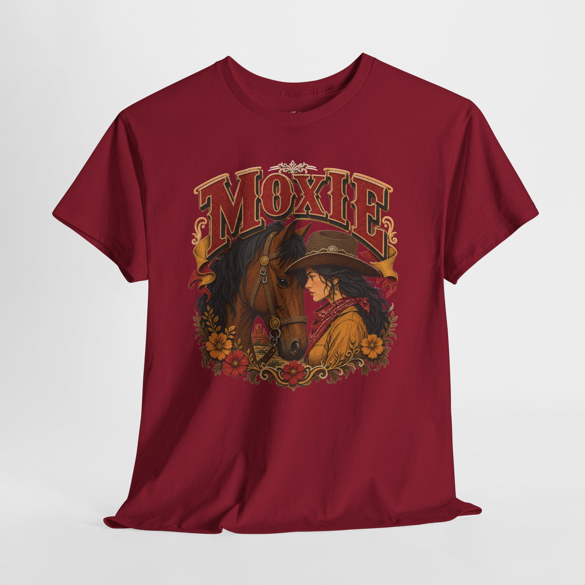 Moxie Cowgirl Shirt: Western Horse Graphic Tee