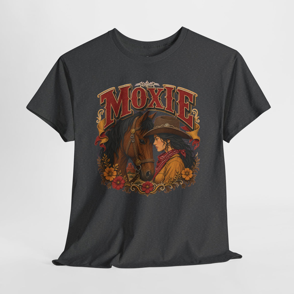 Moxie Cowgirl Shirt: Western Horse Graphic Tee
