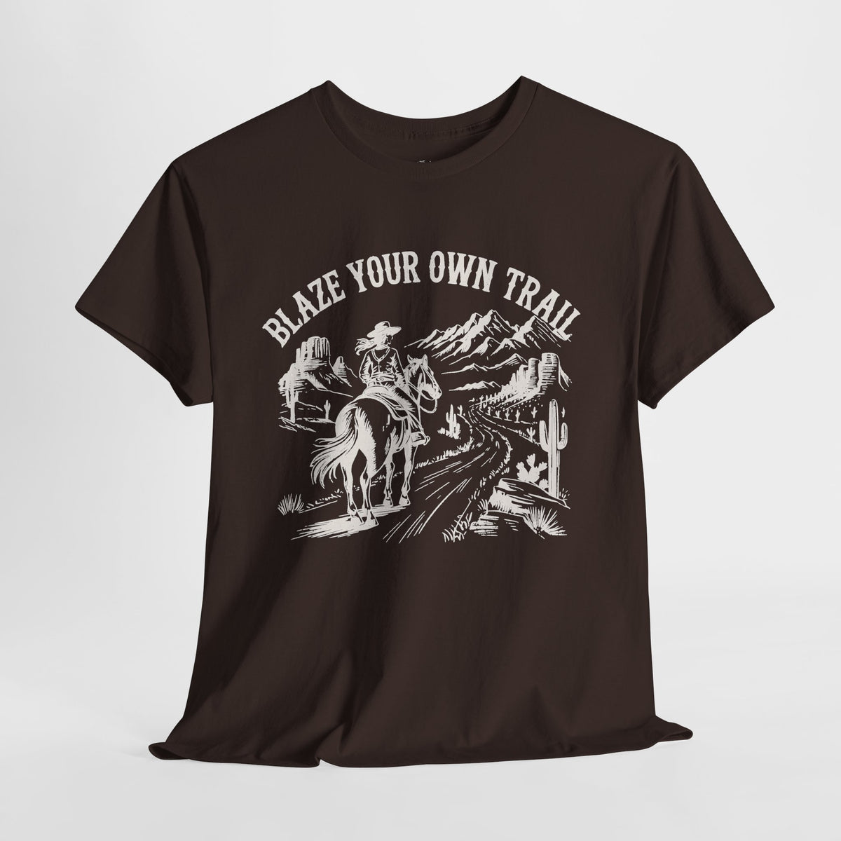 Cowgirl Graphic Tee: Blaze Your Own Trail Western Shirt