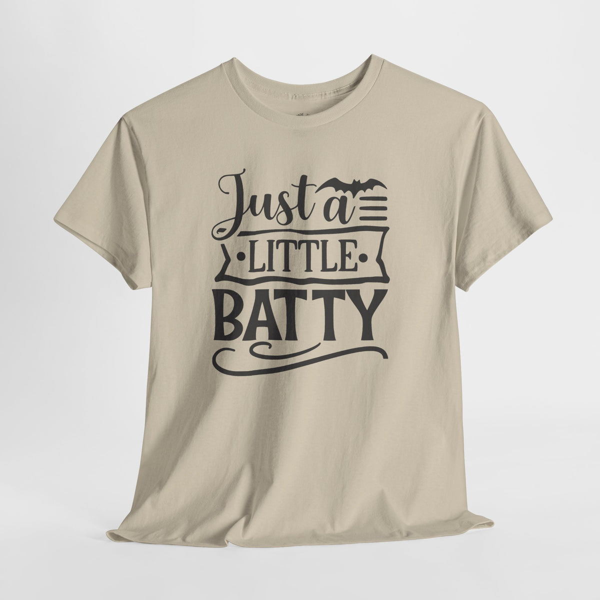 Batty Halloween Shirt: Just a Little Batty Graphic Tee