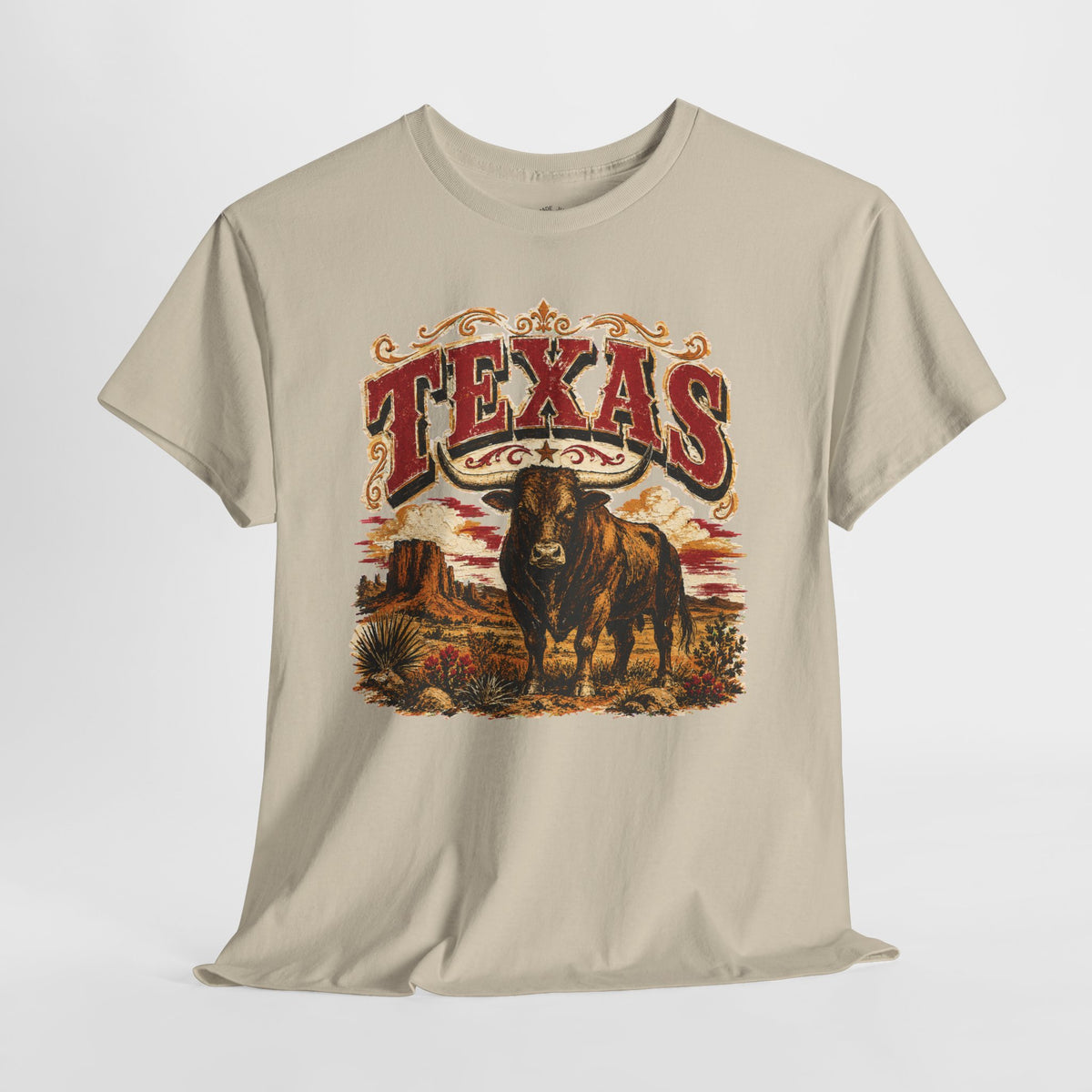 Texas Longhorn Shirt: Vintage Western Cattle Graphic Tee