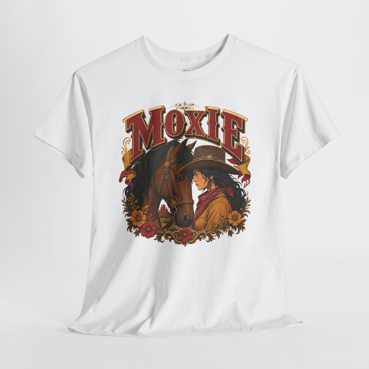Moxie Cowgirl Shirt: Western Horse Graphic Tee