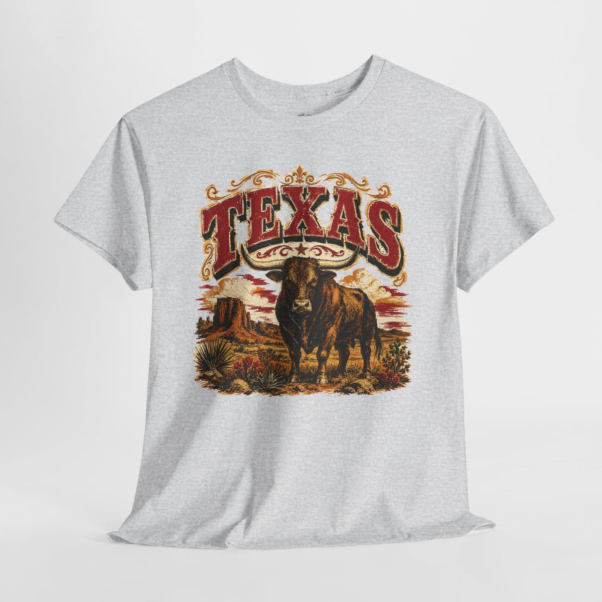 Texas Longhorn Shirt: Vintage Western Cattle Graphic Tee