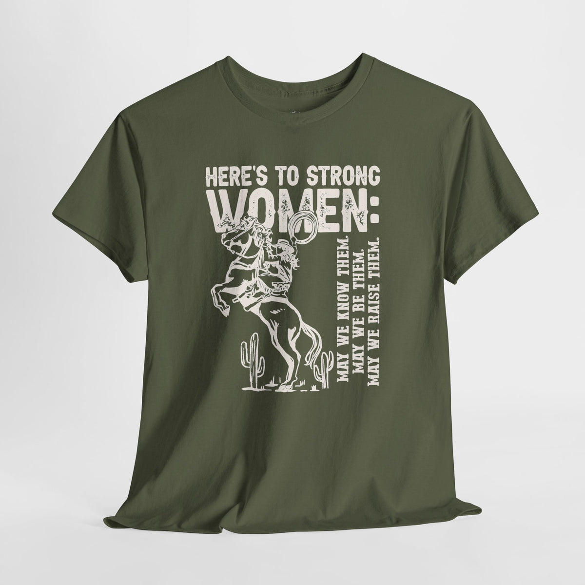 Strong Women Shirt: Western Cowgirl Empowerment Tee