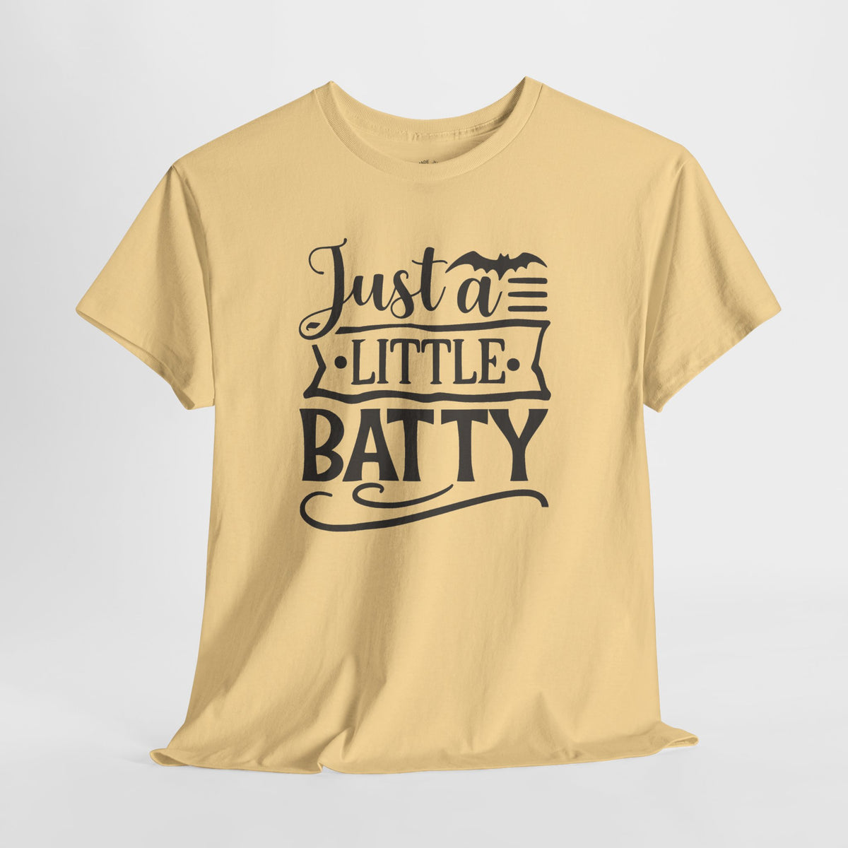 Batty Halloween Shirt: Just a Little Batty Graphic Tee