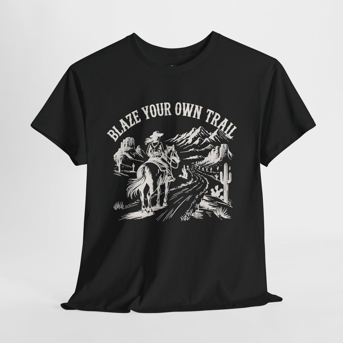 Cowgirl Graphic Tee: Blaze Your Own Trail Western Shirt
