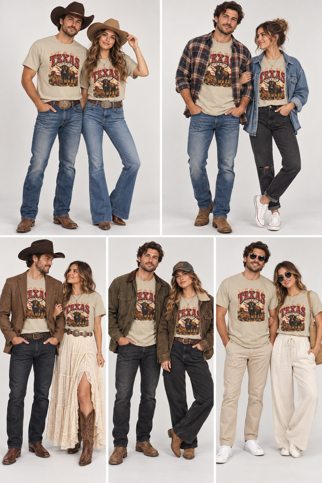 Texas Longhorn Shirt: Vintage Western Cattle Graphic Tee