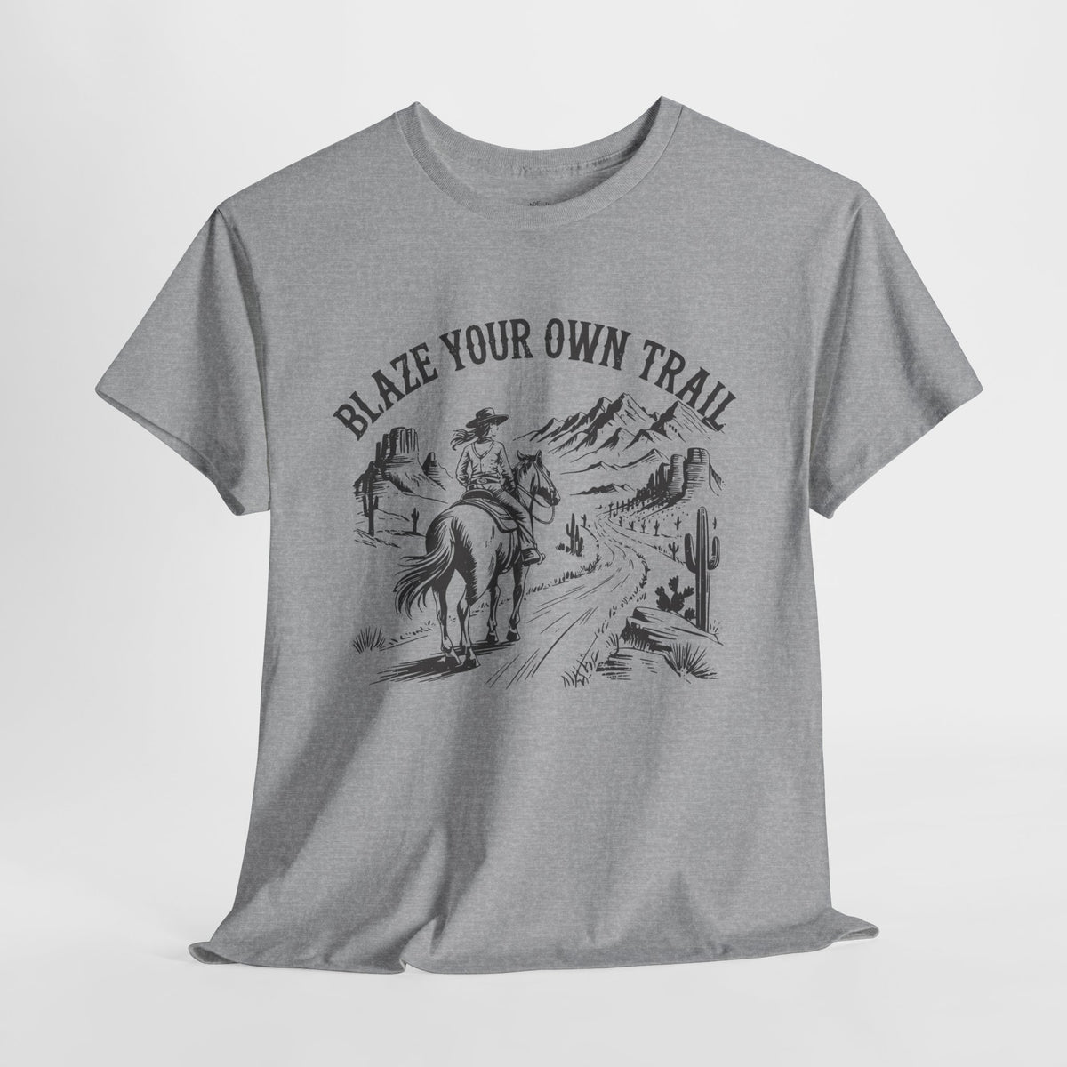 Cowgirl Graphic Tee: Blaze Your Own Trail Western Shirt