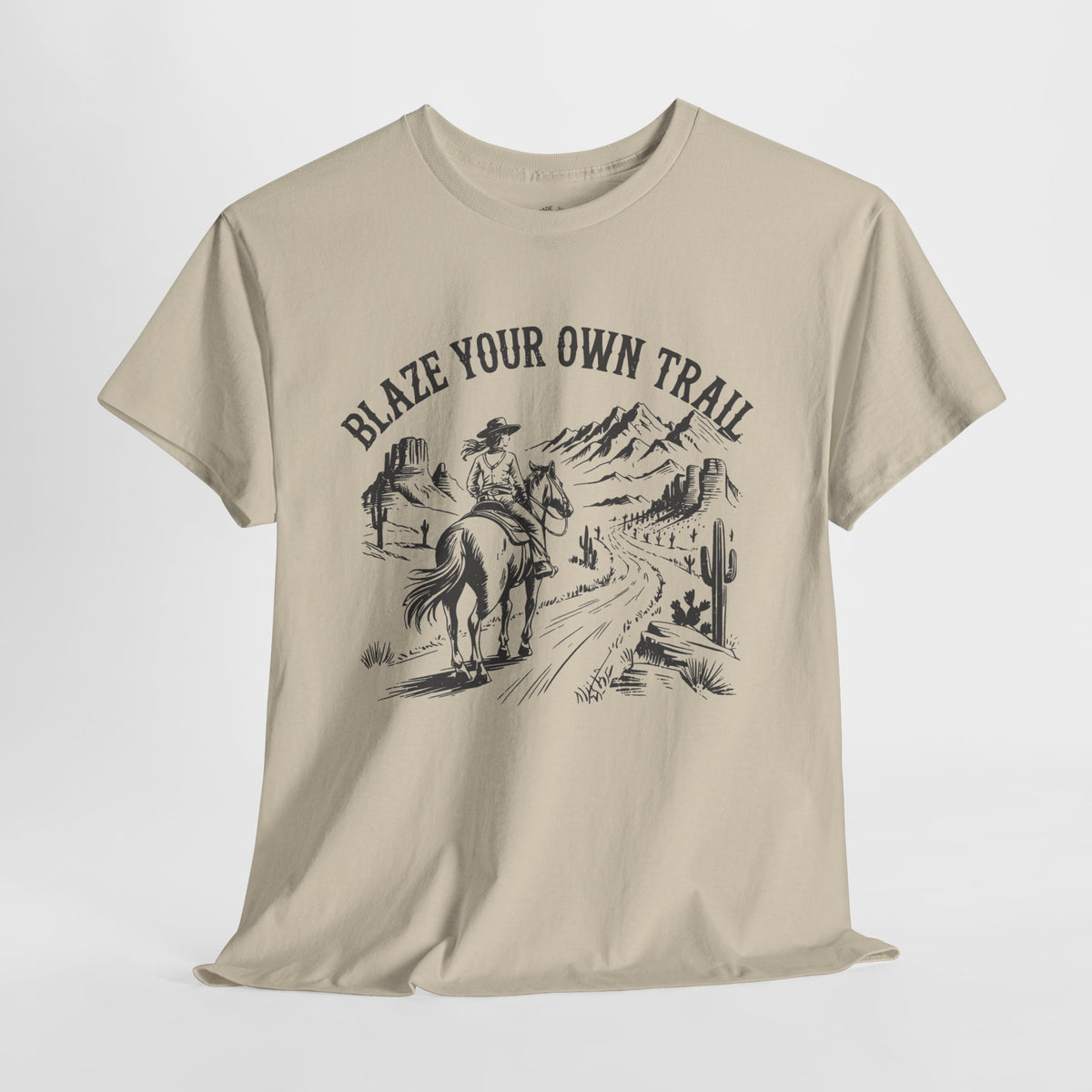 Cowgirl Graphic Tee: Blaze Your Own Trail Western Shirt