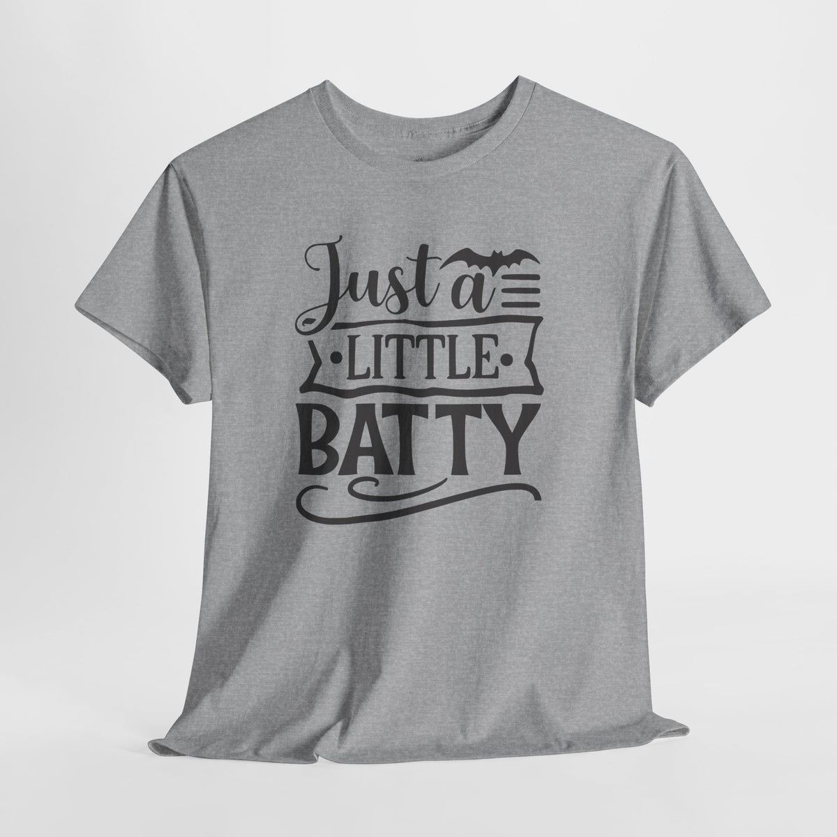 Batty Halloween Shirt: Just a Little Batty Graphic Tee