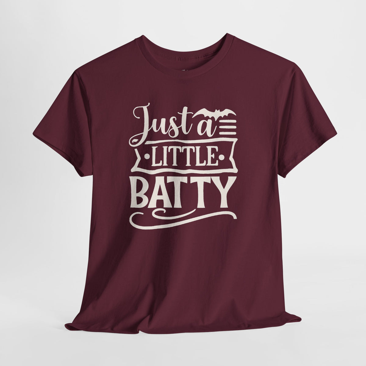 Batty Halloween Shirt: Just a Little Batty Graphic Tee