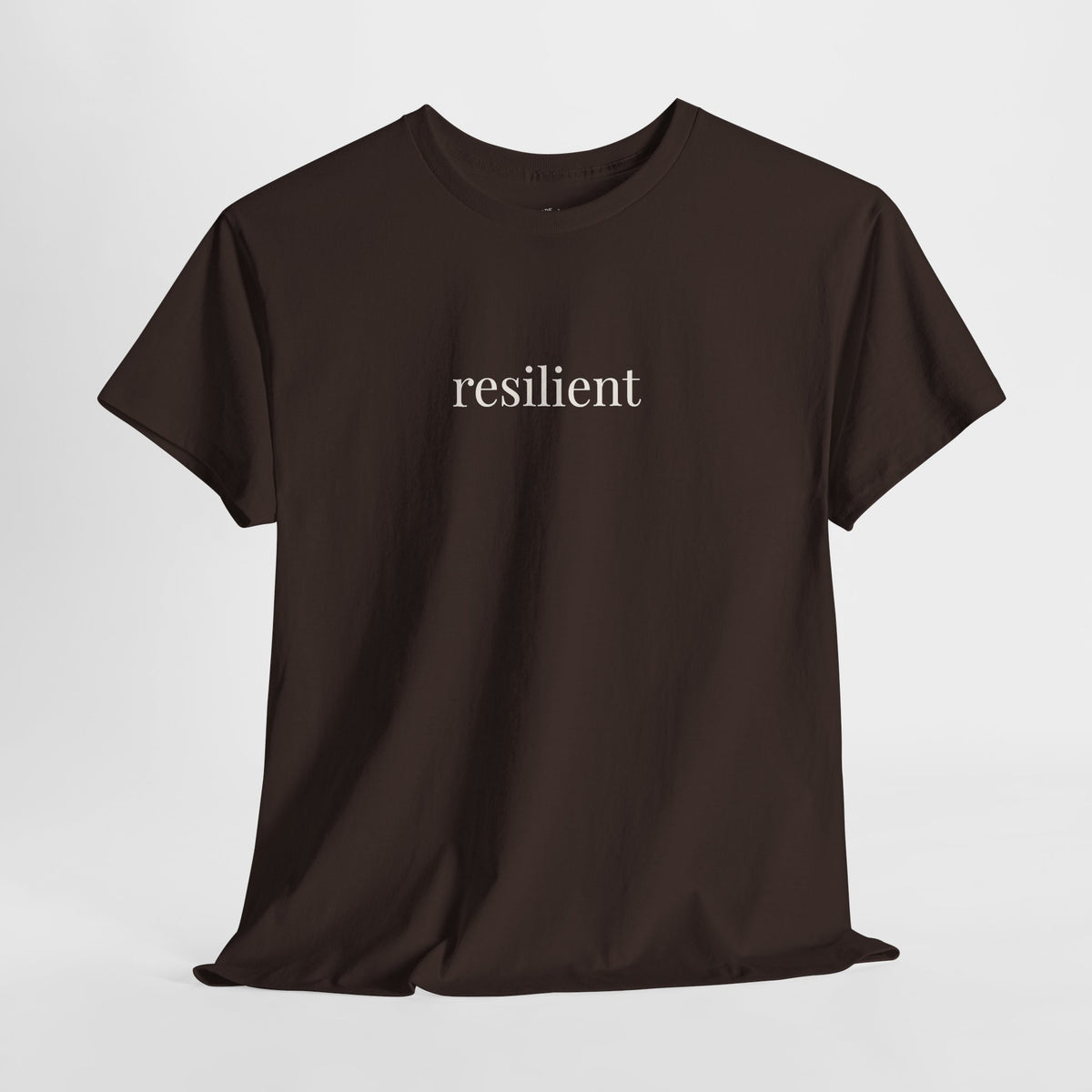 Resilient Shirt | Minimalist Strength Tee, Encouragement Cotton T-Shirt