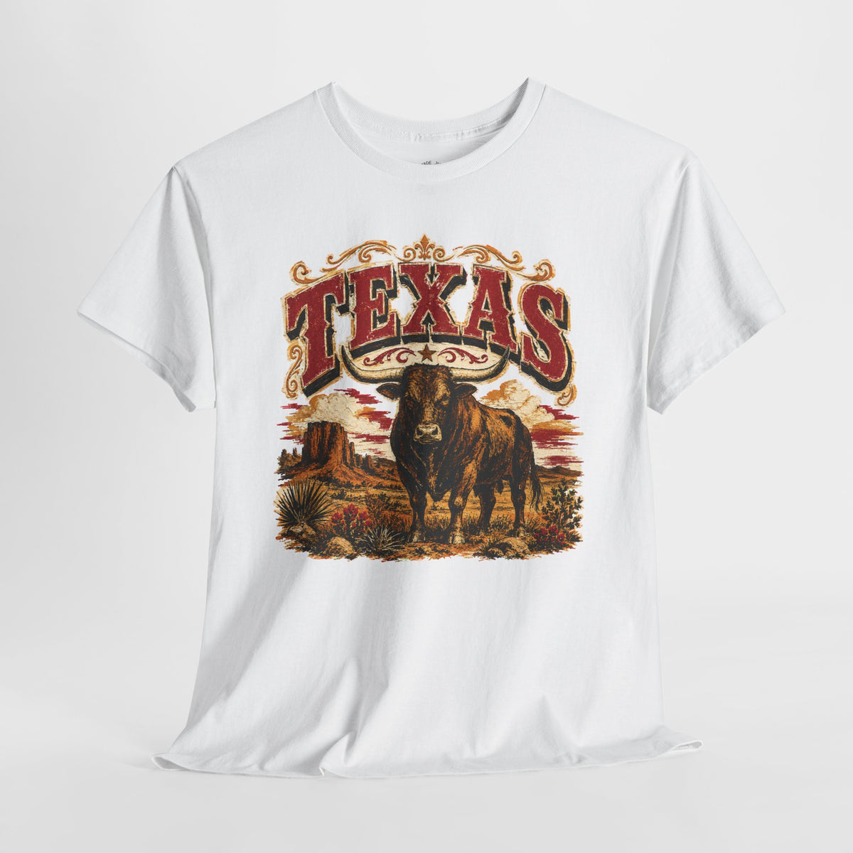 Texas Longhorn Shirt: Vintage Western Cattle Graphic Tee
