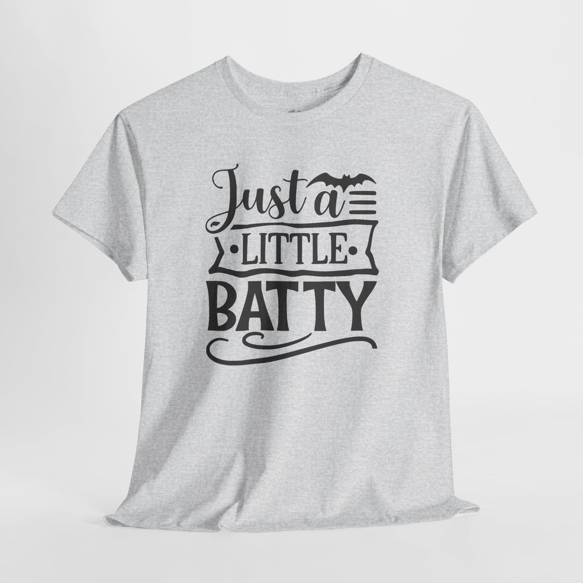 Batty Halloween Shirt: Just a Little Batty Graphic Tee