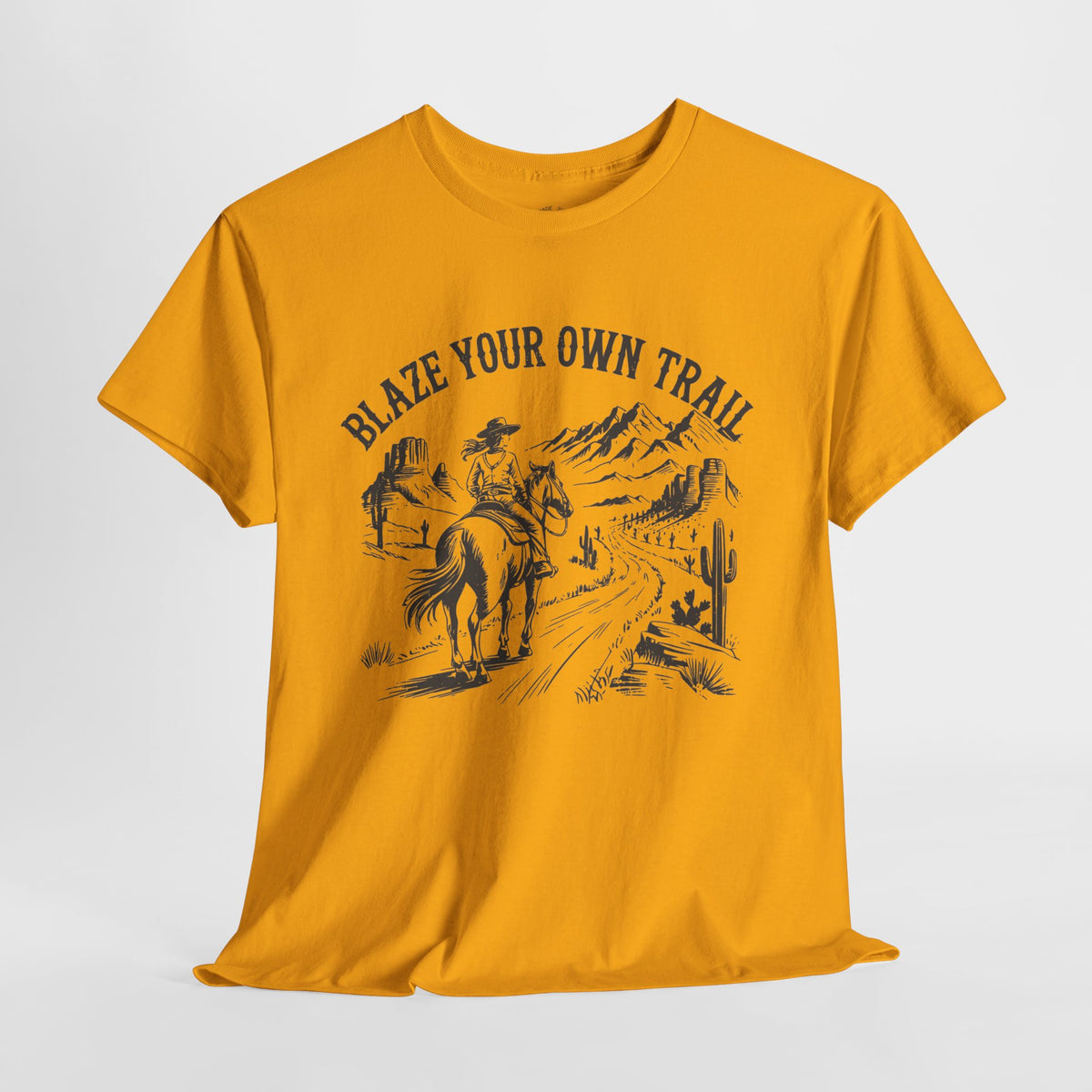Cowgirl Graphic Tee: Blaze Your Own Trail Western Shirt
