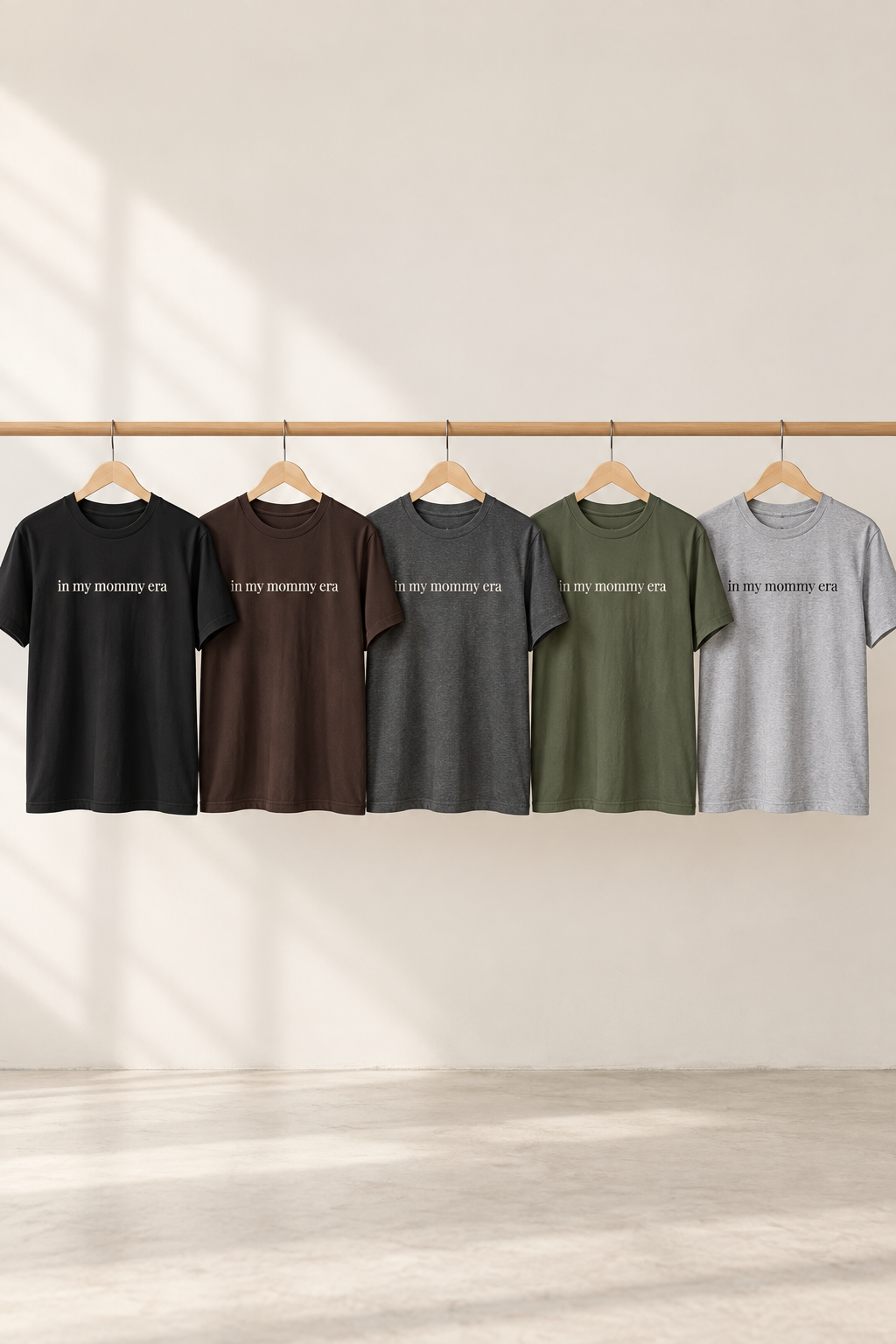 Mommy Era Shirt | Minimalist Mom Tee, New Mom Gift, Motherhood Cotton T-Shirt
