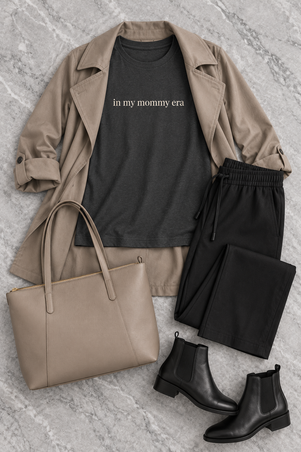 Mommy Era Shirt | Minimalist Mom Tee, New Mom Gift, Motherhood Cotton T-Shirt