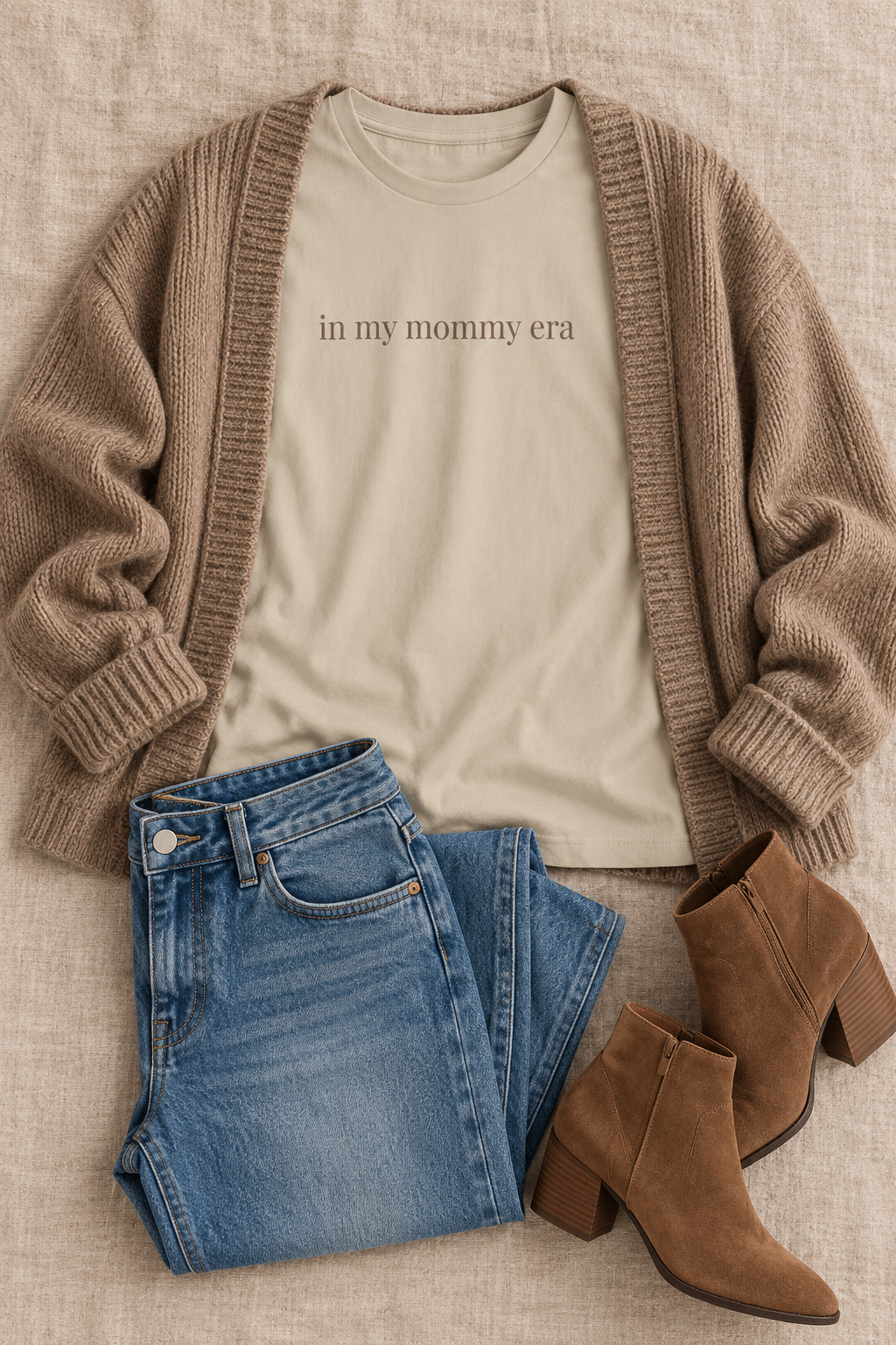 Mommy Era Shirt | Minimalist Mom Tee, New Mom Gift, Motherhood Cotton T-Shirt