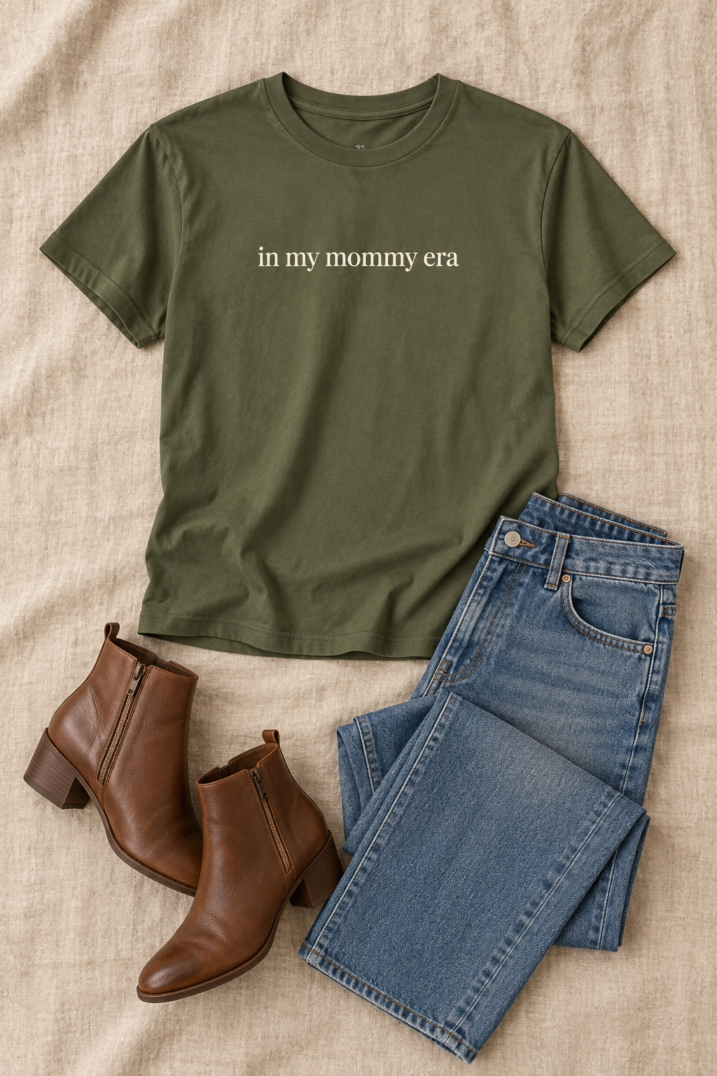 Mommy Era Shirt | Minimalist Mom Tee, New Mom Gift, Motherhood Cotton T-Shirt