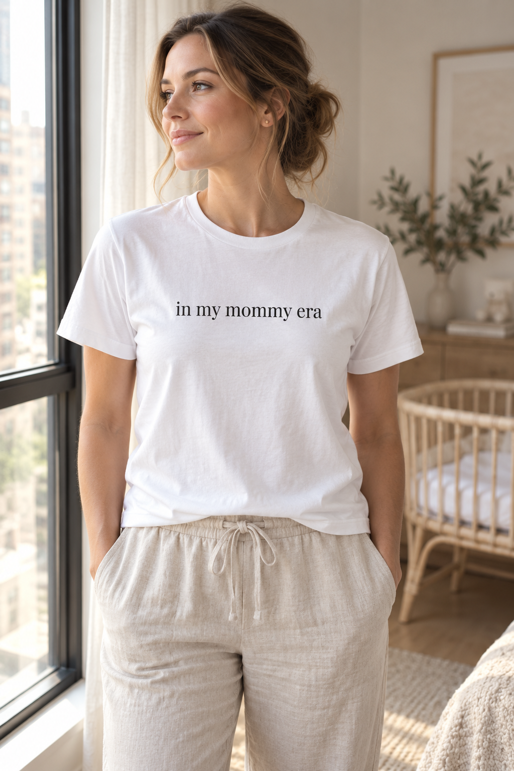 Mommy Era Shirt | Minimalist Mom Tee, New Mom Gift, Motherhood Cotton T-Shirt
