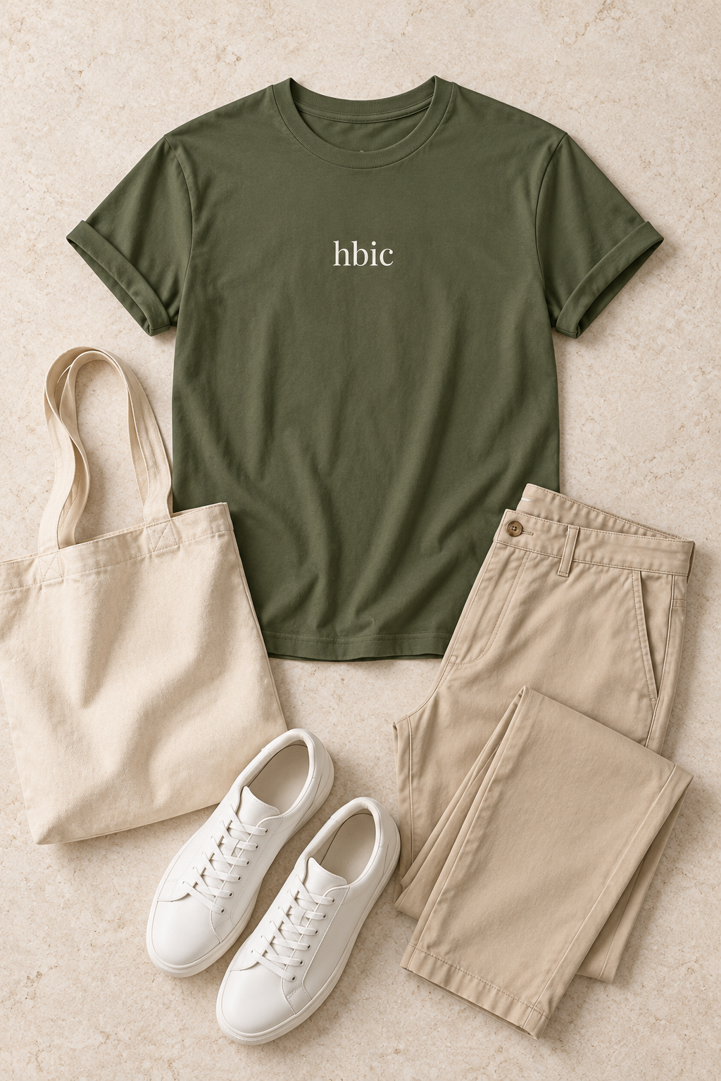 HBIC Shirt | Minimalist Boss Woman Tee, Bold Confidence Cotton T-Shirt
