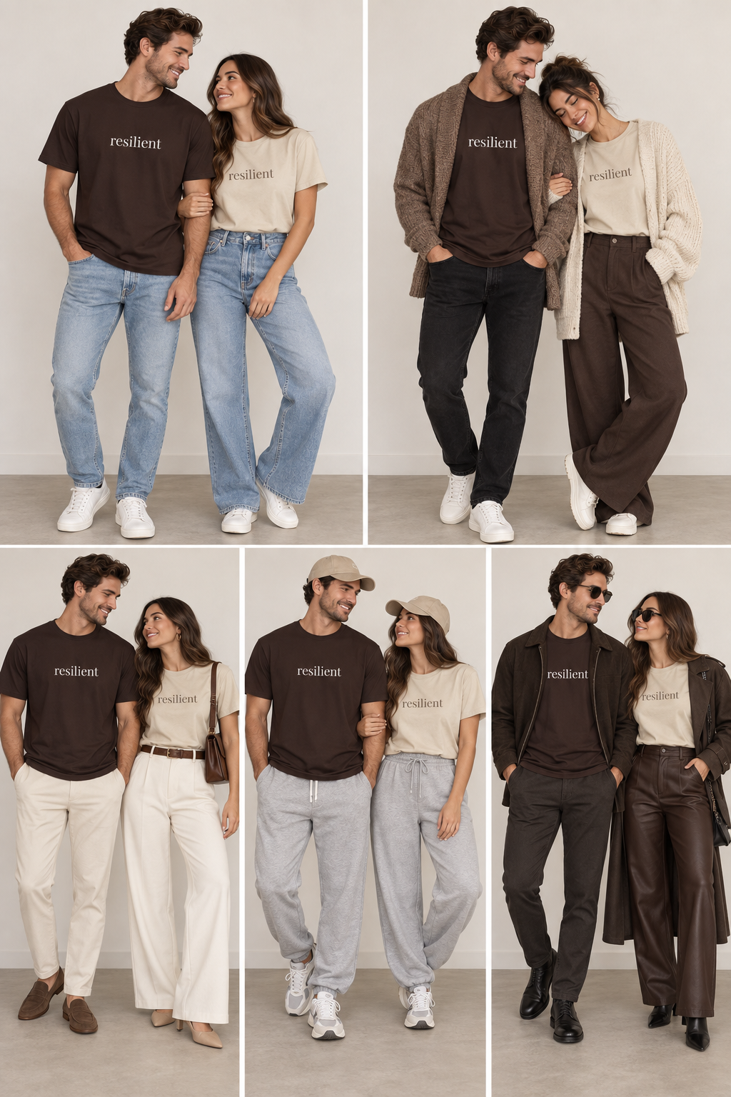 Resilient Shirt | Minimalist Strength Tee, Encouragement Cotton T-Shirt