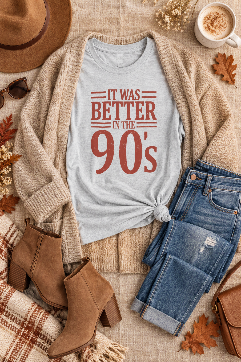 90s Nostalgia T-Shirt: Better in the 90s, 100% Cotton