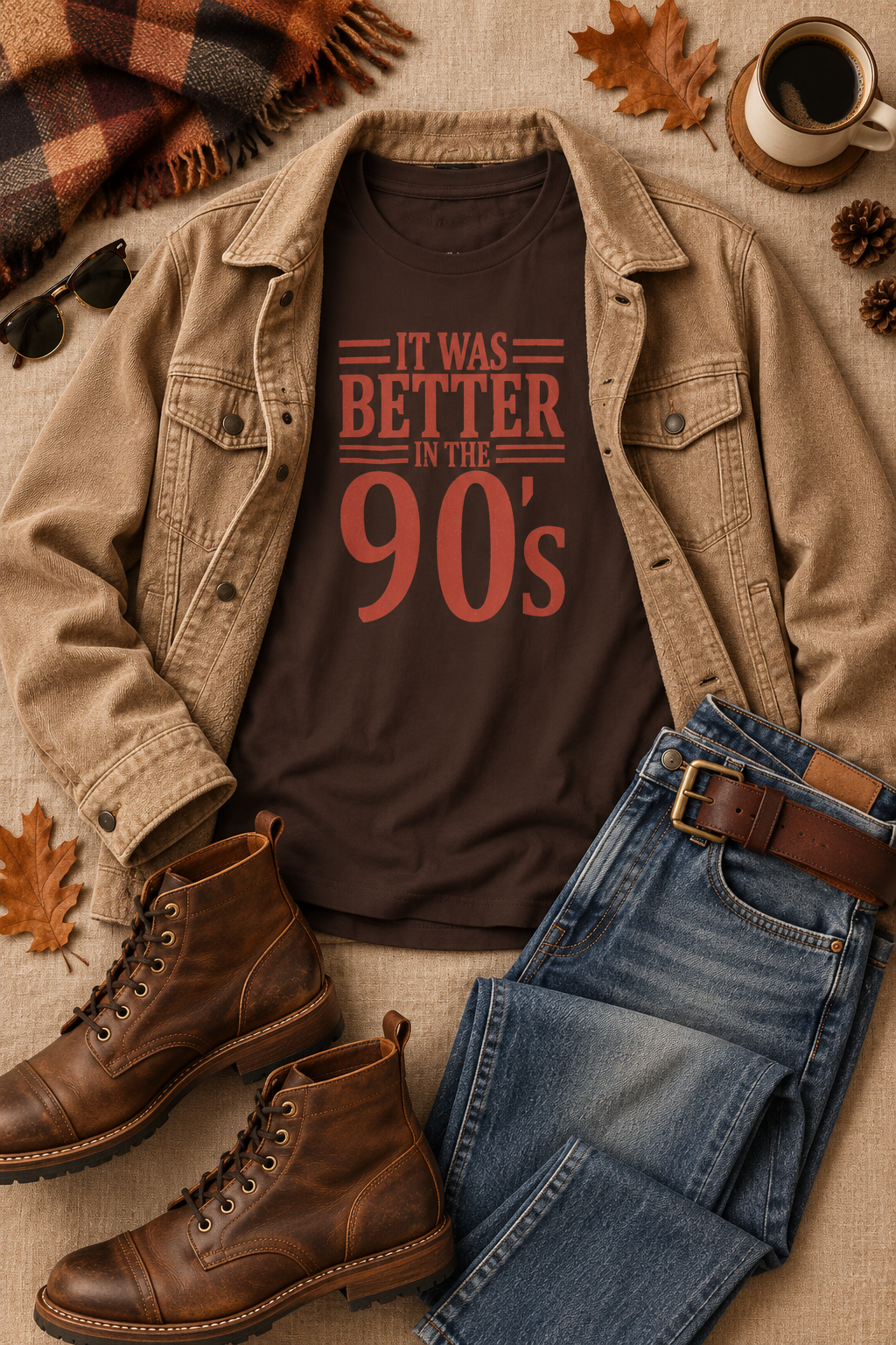 90s Nostalgia T-Shirt: Better in the 90s, 100% Cotton