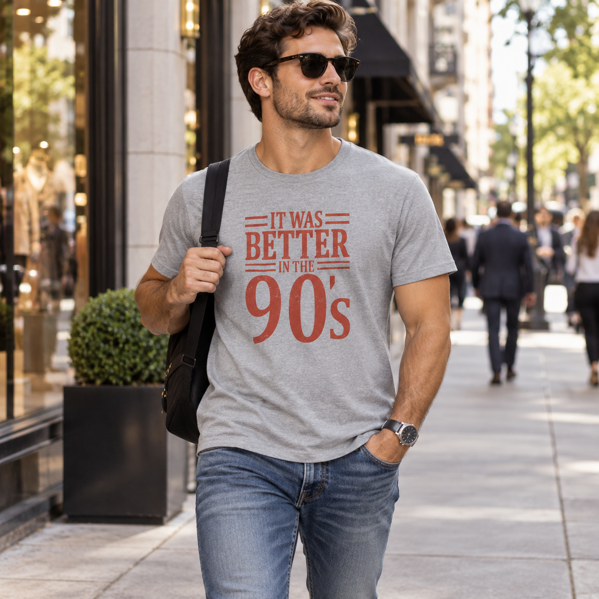 90s Nostalgia T-Shirt: Better in the 90s, 100% Cotton