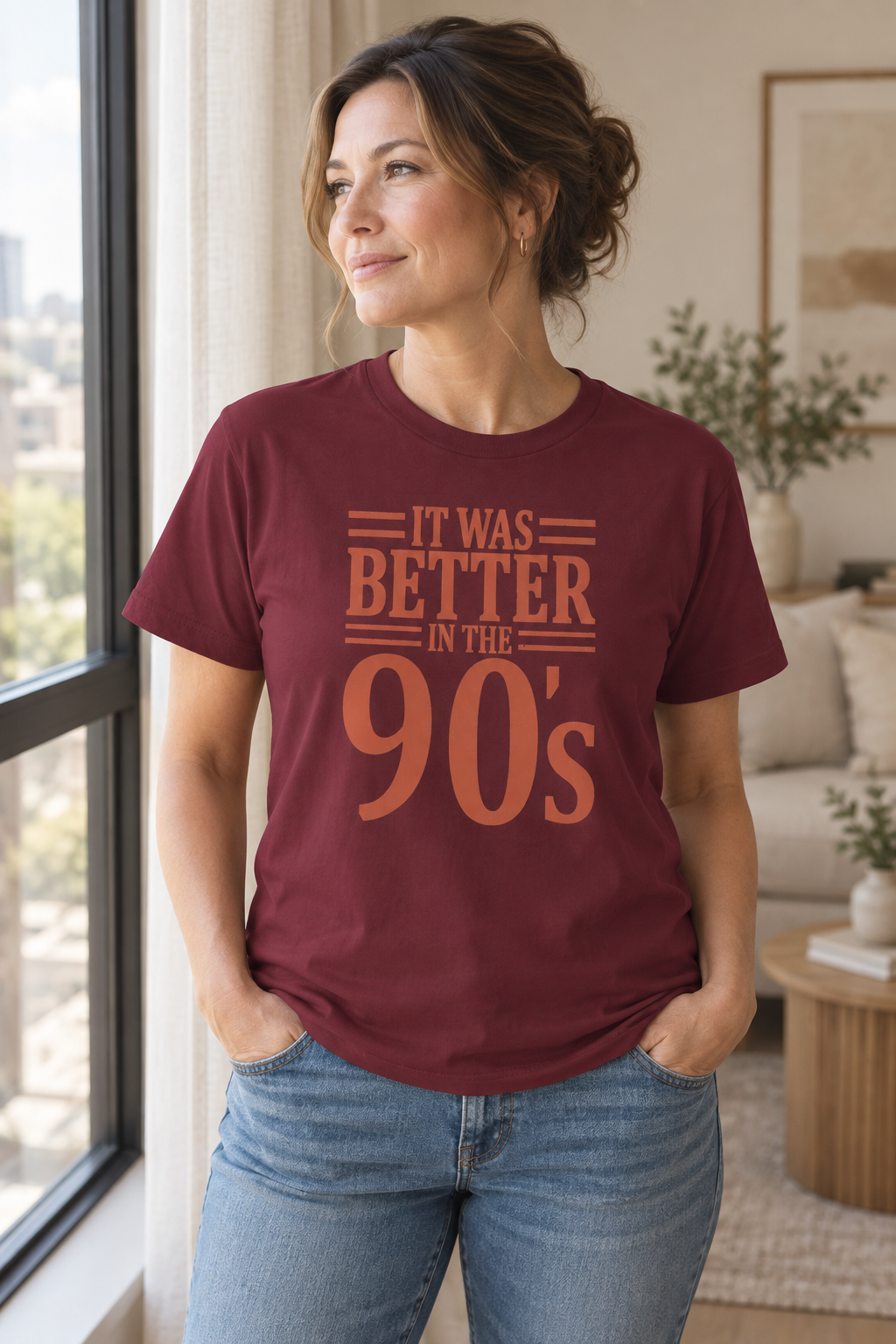 90s Nostalgia T-Shirt: Better in the 90s, 100% Cotton