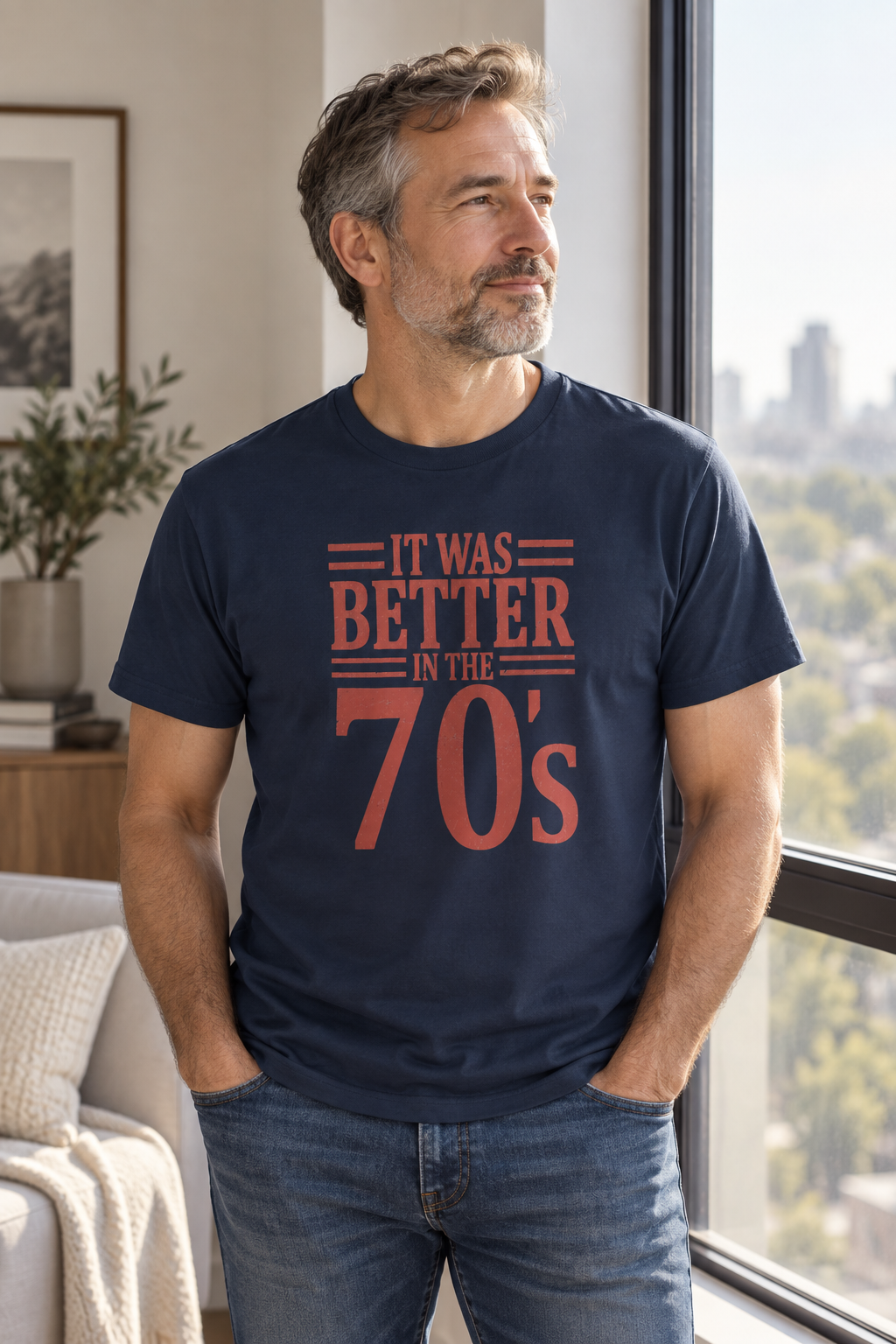 70s Nostalgia T-Shirt: Better in the 70s, 100% Cotton